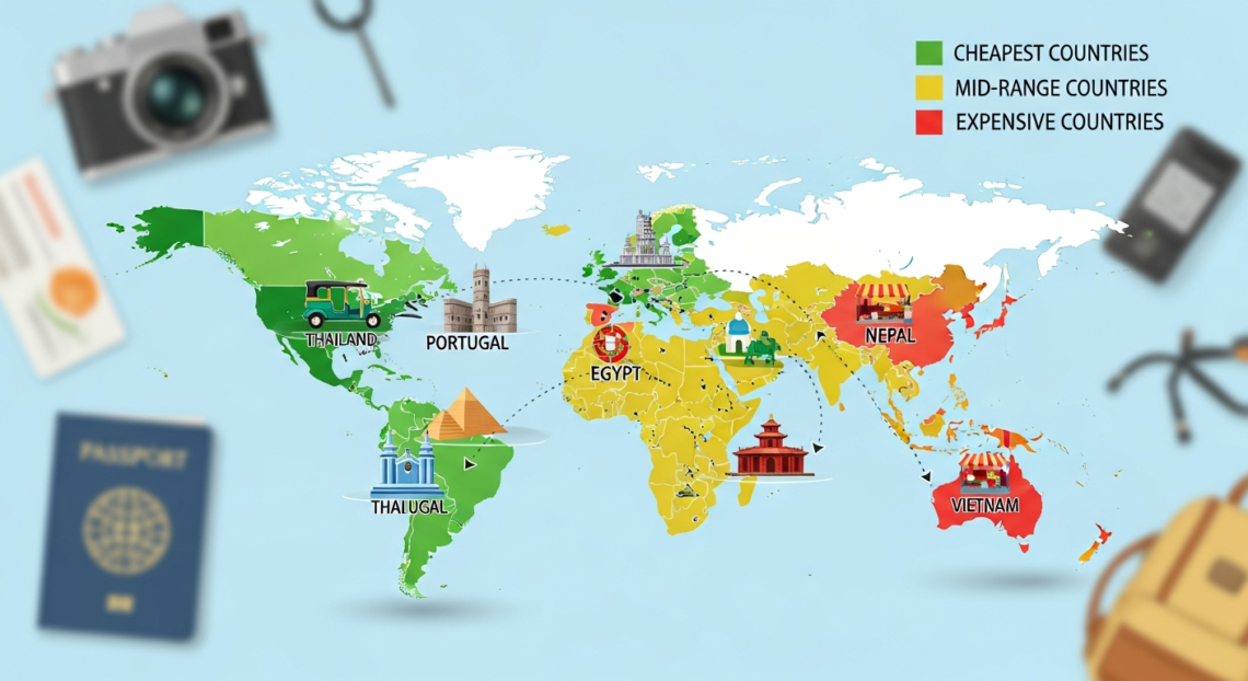 cheapest countries to visit