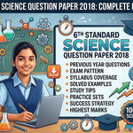 6th Standard Science Question Paper 2018