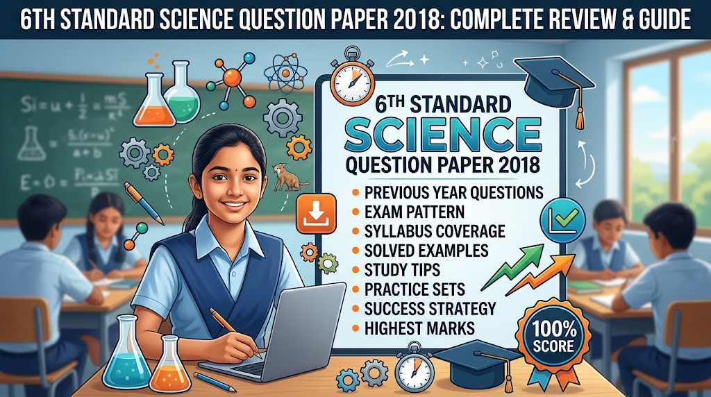 6th Standard Science Question Paper 2018